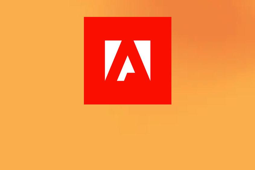 Adobe logo.